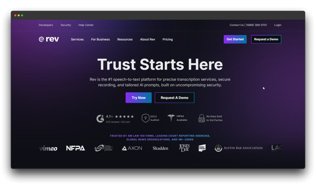 Best Closed Captioning Tools, Rev  Closed Captioning Software