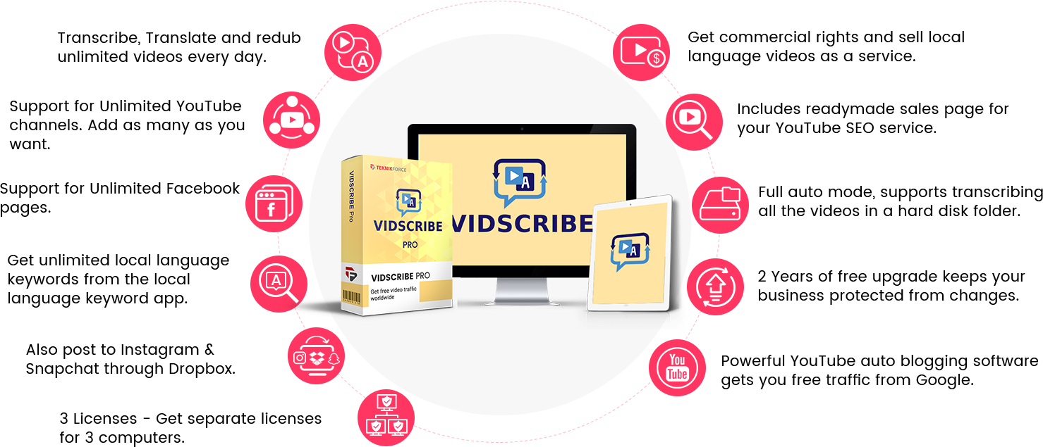 Get Vidscribe Pro